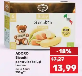 Kaufland ADORO Biscuiți pentru bebeluși banane Ofertă