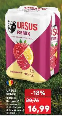 Kaufland URSUS REMIX Ofertă
