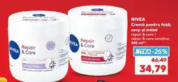 Kaufland NIVEA Cremă pentru față, corp și mâini Ofertă