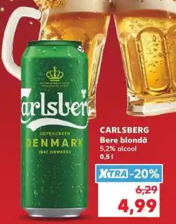 Kaufland CARLSBERG Bere blondă Ofertă