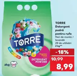 Kaufland TORRE Detergent pudră pentru rufe Ofertă