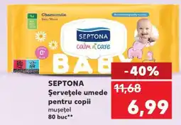 Kaufland SEPTONA Şerveţele umede pentru copii Ofertă