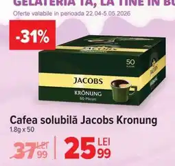 Carrefour Cafea solubilă Jacobs Krönung Ofertă