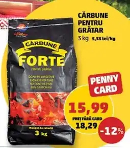 Penny Cărbune pentru grătar Ofertă