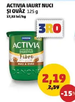 Penny ACTIVIA IAURT NUCI ȘI OVĂZ 125 g Ofertă