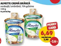 Penny Almette Cremă Brânză Ofertă