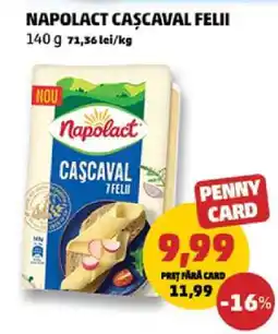 Penny NAPOLACT Caşcaval felii Ofertă