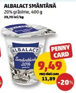 Penny ALBALACT Smântână Ofertă