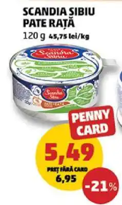 Penny Scandia Sibiu Pate Rață Ofertă