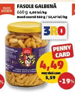 Penny Fasole Galbenă Ofertă