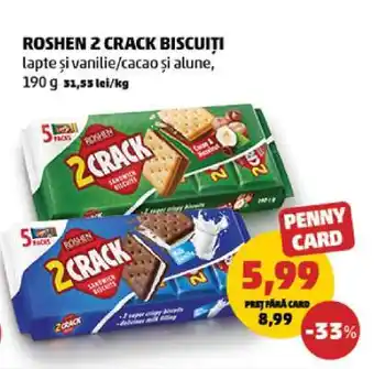 Penny ROSHEN 2 CRACK BISCUITI Ofertă