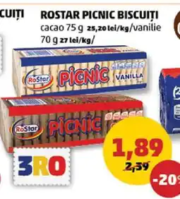 Penny ROSTAR PICNIC BISCUITI Ofertă