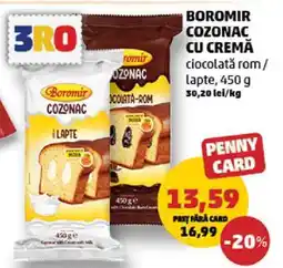 Penny BOROMIR Cozonac cu cremă Ofertă