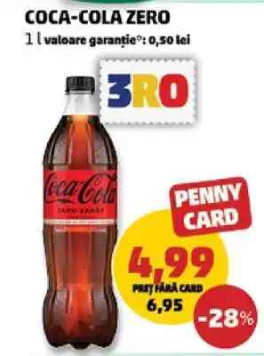 Penny Coca-Cola zero Ofertă