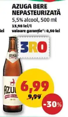Penny AZUGA Bere nepasteurizată Ofertă
