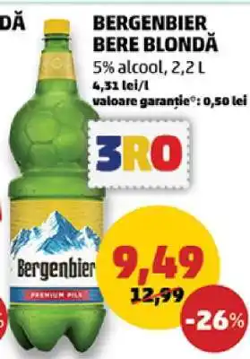 Penny BERGENBIER Bere blondă Ofertă