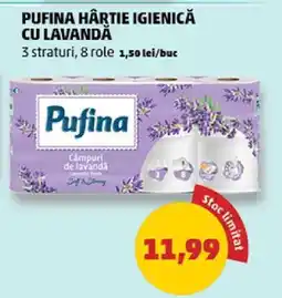 Penny Pufina Hârtie Igienică cu Lavandă Ofertă