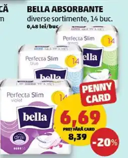 Penny BELLA ABSORBANTE Ofertă