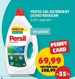 Penny PERSIL GEL DETERGENT LICHID REGULAR Ofertă