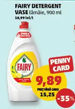 Penny FAIRY DETERGENT VASE Lămâie, 900 ml Ofertă