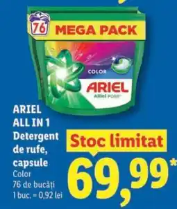 Lidl ARIEL ALL IN 1 Detergent de rufe, capsule Ofertă