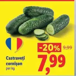 Lidl Castraveți cornișon Ofertă