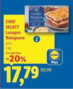 Lidl Chef Select Lasagna Bolognese Ofertă