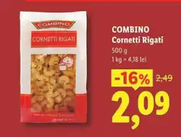 Lidl COMBINO Cornetti Rigati Ofertă