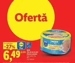 Lidl NIXE File de ton în ulei floarea-soarelui Ofertă