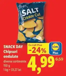 Lidl Snack Day Chipsuri ondulate Ofertă