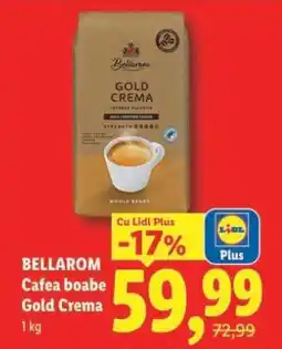Lidl BELLAROM Cafea boabe Gold Crema Ofertă