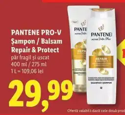 Lidl Pantene Pro-V Șampon/Balsam Repair & Protect Ofertă