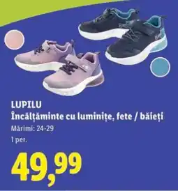 Lidl LUPILU Încălțăminte cu luminițe, fete / băieți Ofertă