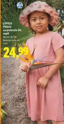 Lidl LUPILU Pălărie cu protecție UV, copii Ofertă