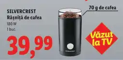 Lidl SILVERCREST Râșniță de cafea Ofertă