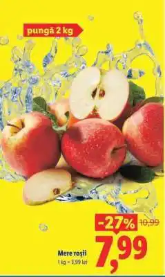 Lidl Mere roşii Ofertă