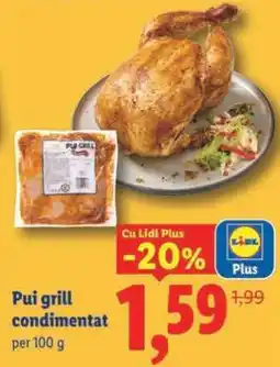 Lidl Pui grill condimentat Ofertă