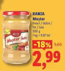 Lidl Kania Muștar Ofertă