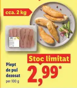 Lidl Piept de pui dezosat Ofertă
