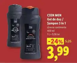 Lidl CIEN MEN Gel de duș / Șampon 3 in 1 Ofertă