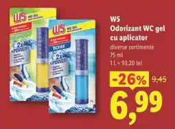 Lidl W5 Odorizant WC gel cu aplicator Ofertă