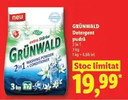 Lidl GRÜNWALD Detergent pudră Ofertă