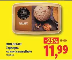 Lidl BON GELATI Înghețată cu nuci caramelizate Ofertă