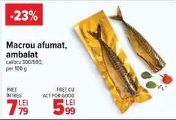 Carrefour Macrou afumat, ambalat Ofertă