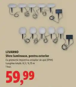 Lidl LIVARNO Sfere luminoase, pentru exterior Ofertă