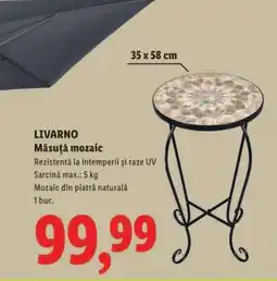 Lidl LIVARNO Măsuță mozaic Ofertă