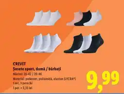 Lidl CRIVIT Șosete sport, damă / bărbați Ofertă