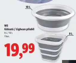 Lidl W5 Găleată / Lighean pliabil Ofertă