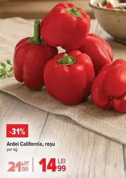 Carrefour Ardei California, roșu Ofertă