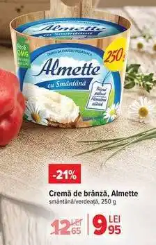 Carrefour Cremă de brânză Almette Ofertă